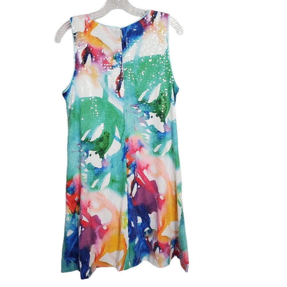 Julia Jordan Size 10 Dress Sequin Sparkle Party Vacation Cocktail Resort Lined - Picture 3 of 11